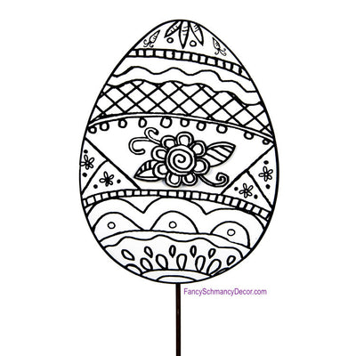 Color My Easter Egg Stake by The Round Top Collection E17032