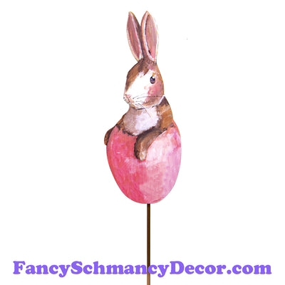 Gallery Bunny in Egg Stake by The Round Top Collection E19049