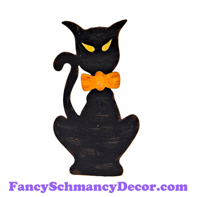 Black Cat Magnet by The Round Top Collection F18079