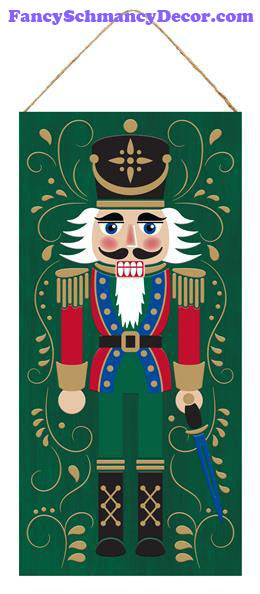 12.5" H X 6" L Nutcracker W/Sword Sign