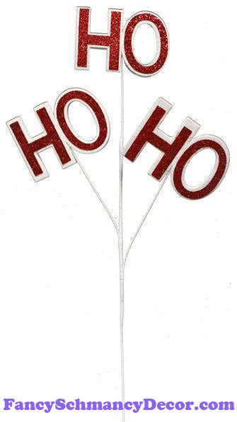 29"L Glitter "Ho Ho Ho" Spray