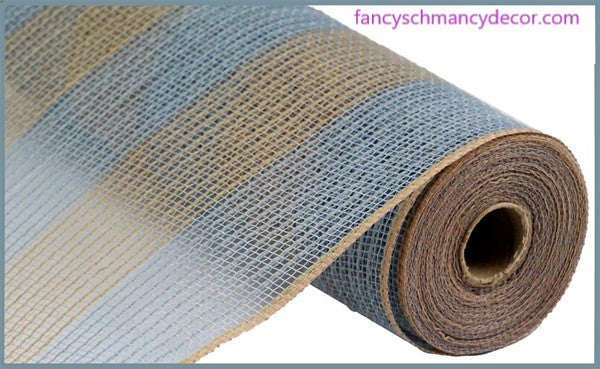 10.5"X10yd Faux Jute/Pp Wide Stripe